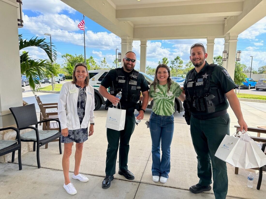 The Preserve, Hope Healthcare and CareUnit.us thank first responders